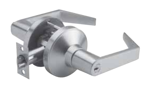 PDQ GP Series Grade 2 Heavy Duty Cylindrical Lock, Single Cylinder