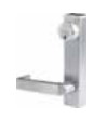 PDQ 4EN Narrow Escutcheon Exit Device Trim w/ Philadelphia Lever