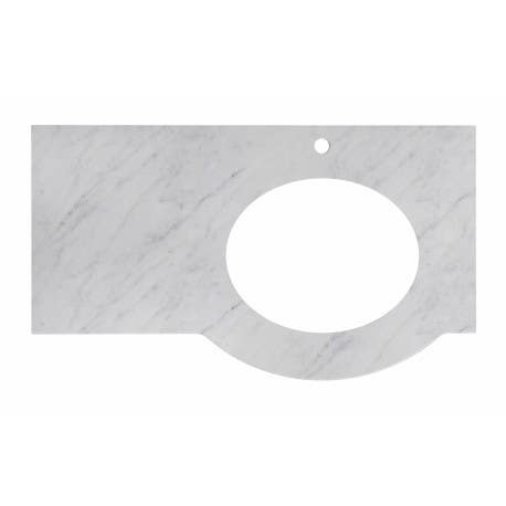 American Imaginations AI-181 37.8-in. W x 22.5-in. D Marble Top For Single Hole Faucet