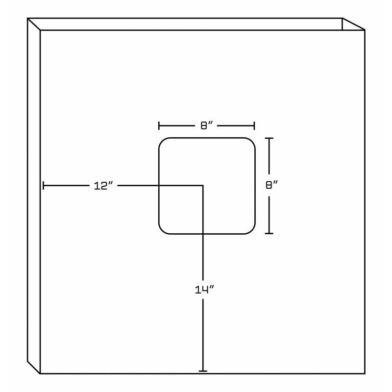 American Imaginations AI-1834 Birch Wood-Veneer Vanity Set In Coffee