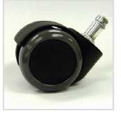 Expanded Technologies 410 CasterTire Floor Savers, Color- Charcoal, Size- 3/8" x 1-3/4"