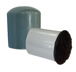 Expanded Technologies 01800 5/8" Replacement Chair Tips, Grey Sleeve