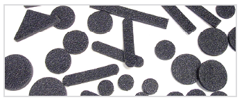 Expanded Technologies 0160 Gripper Pads, Color- Black