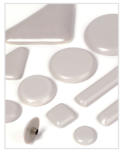 Expanded Technologies Nail1 1" Nail in Glide Slider, Color- White