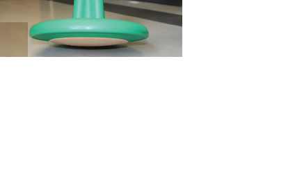 Expanded Technologies Wobble Chair Floor Savers, Color- Tan, Size- 9"