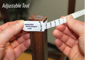 Expanded Technologies MTape Custom Measuring Adjustable Tool, Size- 3"