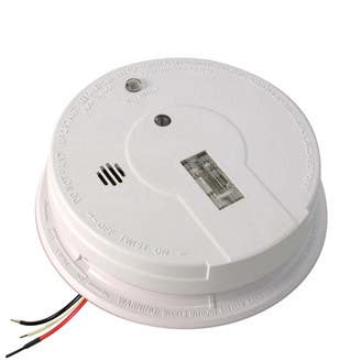 Kidde i12080 AC Hardwired Interconnect Smoke Alarm With Safety Light