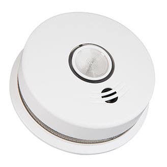 Kidde P4010LDCS-W Wire-Free Interconnected Battery Powered Smoke Alarm w/ Egress Light