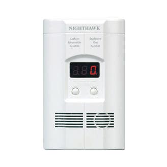 Kidde KN-COEG-3 Nighthawk AC Plug-in Operated CO & Explosive Gas Alarm w/ Digital Display
