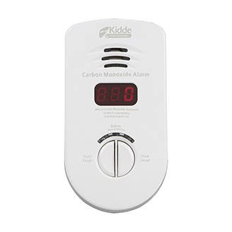 Kidde KN-COP-DP-B AC Powered, Plug-In CO Alarm w/ Battery Backup & Digital Display