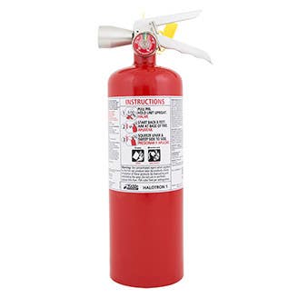 Kidde ProPlus5H Halotron Rechargeable Fire Extinguisher - Clean Agent, w/ Wall Hook