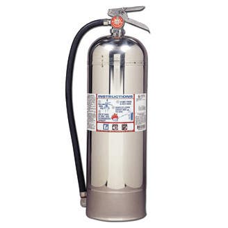 Kidde Pro2.5W Rechargeable Fire Extinguisher - Water Agent, w/ Wall Hook