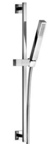 Rain Therapy PS AP-KI 0 28" Sliding Bar w. Hand Shower, PVC Hose & Wall Angle Valve