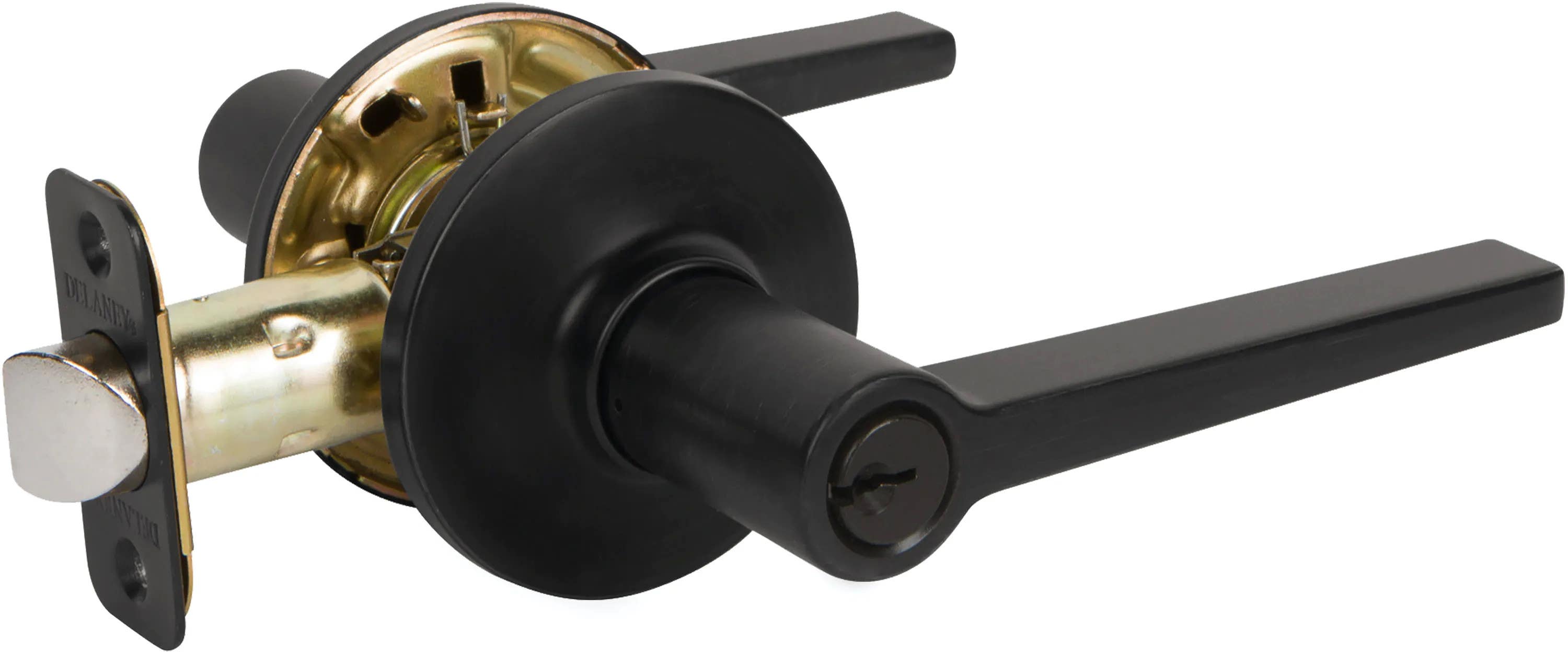 Delaney D2 Tulina Grade 3 Contemporary Leverset w/ Round Trim