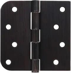 Delaney RH405 4" x 4" Residential Hinges for Castlegate, 5/8" Radius x Square (Pair)