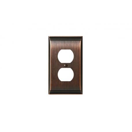 Amerock BP36508 Candler Duplex Outlet Wall Plate, 1 Gang