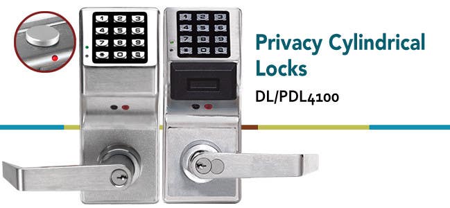 Alarm Lock PDL4100 Trilogy Electronic Digital Proximity Lock W/ Privacy