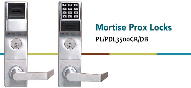 Alarm Lock PDL3500 Trilogy Electronic Proximity Mortise Lock, Satin Chrome