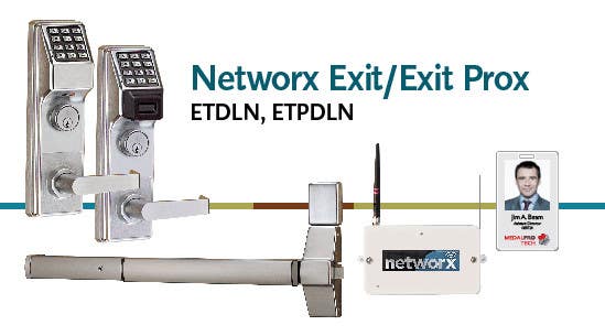 Alarm Lock ETPDN Series Networx Exit Trim, Digital w/ Prox