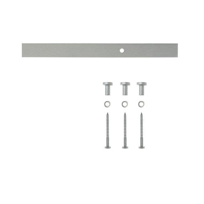 Custom Service Hardware NT.1302 Flat Rail and Mounting Spacers w/Lag Screws and Washers