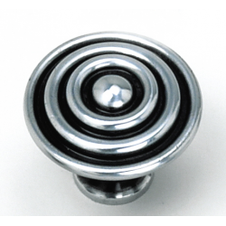 Laurey 23019 1 1/2" Kama Target Knob, Rust