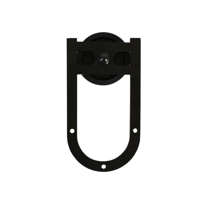 Custom Service Hardware QG.FR1304.HS3.08  Horse Shoe Strap Roller With 3 in. Wheel For Flat Track System