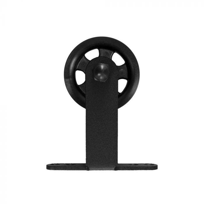 Custom Service Hardware QG.FR1304.TM3.08 Top Mount Roller With 3 in. Wheel For Flat Track System