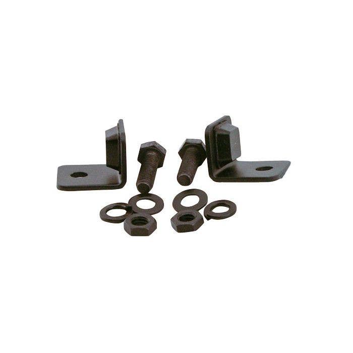 Custom Service Hardware QG.FR40.08 Quiet Glide Stop Kit Black, Includes 2 stops