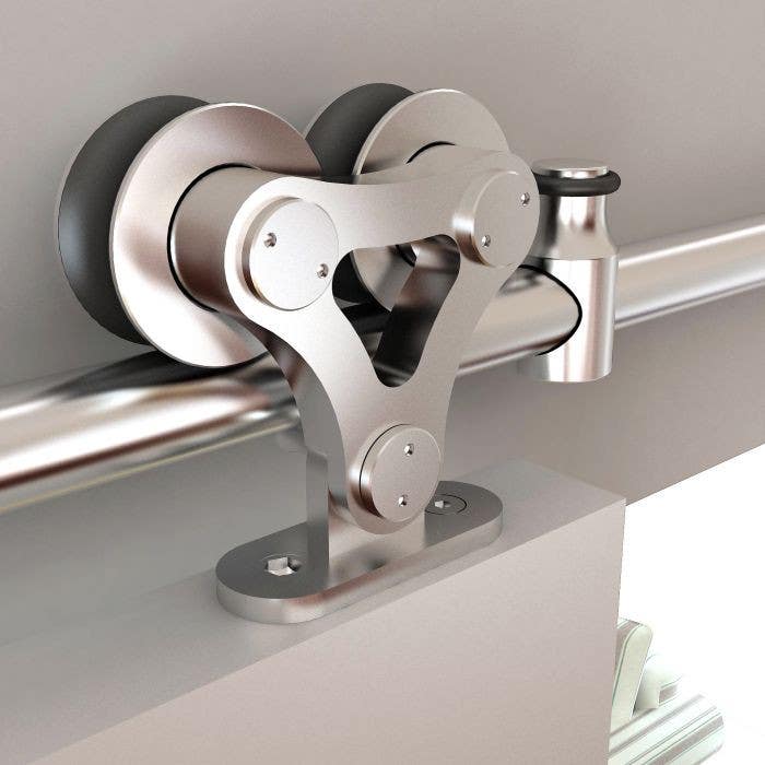 Custom Service Hardware NT.1400 Stainless Steel 6.6 ft Door Hardware Kit For Wood Door