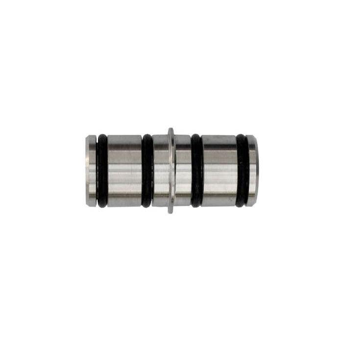 Custom Service Hardware NT.1405.SS Round Rail Connector, Stainless Steel