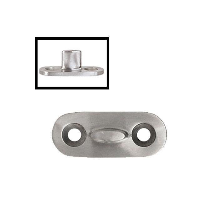 Custom Service Hardware NT.1413.SS Stainless Steel Floor Guide for Slotted Door