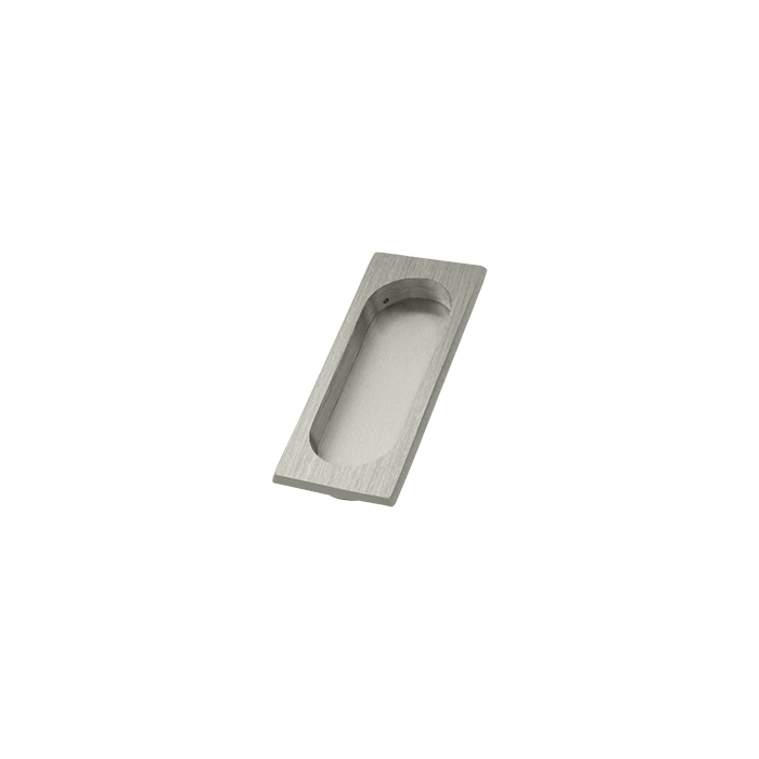 Custom Service Hardware DA.FP4134U15 Flush Pull, Large, 4"x 13/4"x7/16", Satin Nickel
