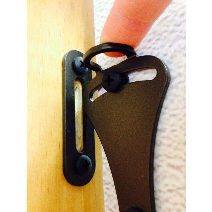 Custom Service Hardware QG.1307.01.0 Quiet Glide Sliding Door Latch & Strike Plate