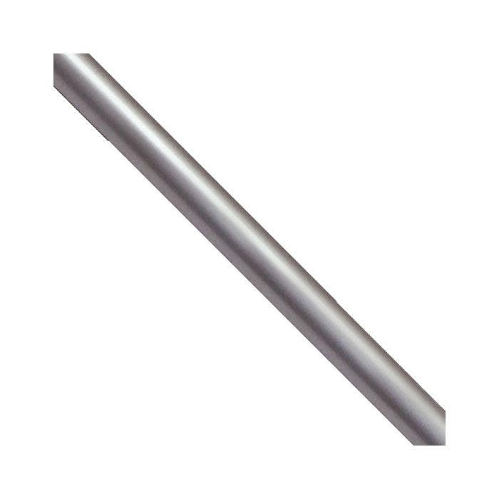 Custom Service Hardware QG.4008.0 Round Aluminum Rail for Rolling Barn Doors, 8-foot
