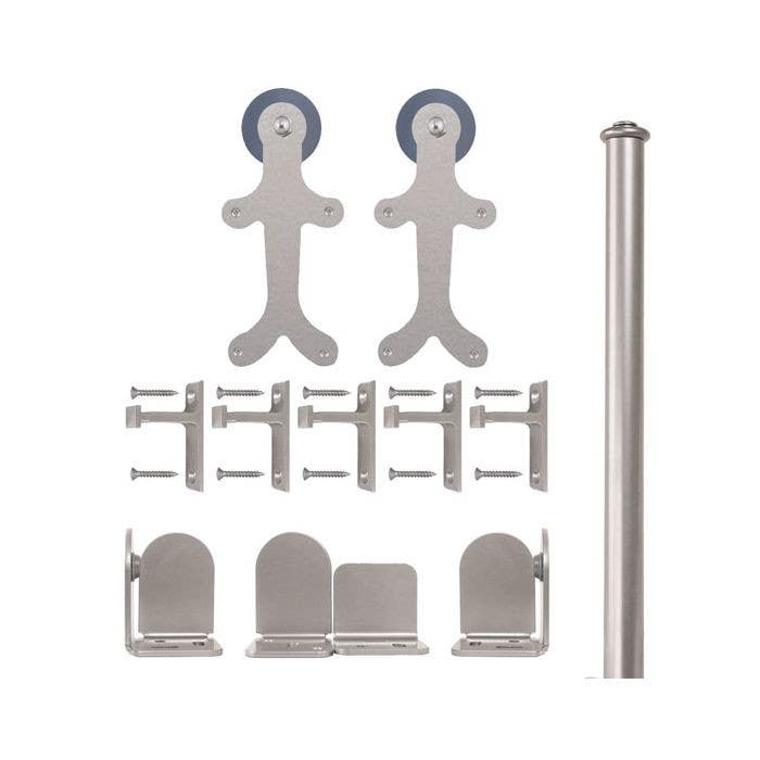 Custom Service Hardware QG.1300.GB.02-NR GingerBread Hardware Short Bracket Kit Satin Nickel