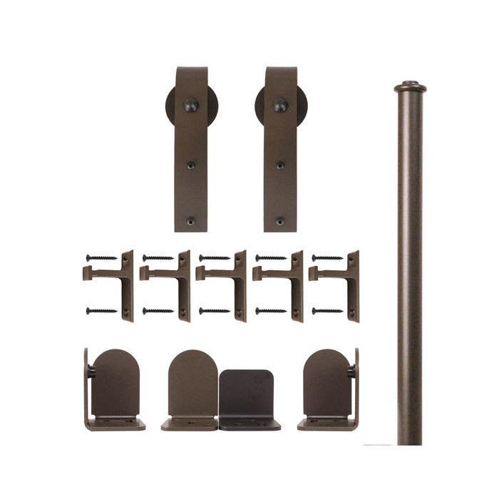Custom Service Hardware QG.1300.HK.07-NR Hook Hardware Short Bracket Kit Oil Rubbed Bronze
