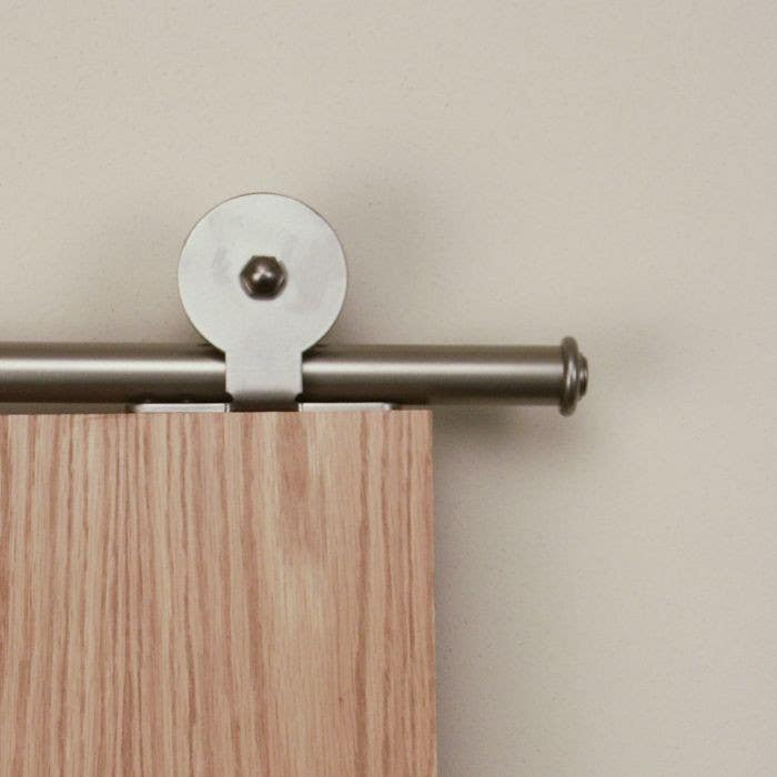 Custom Service Hardware QG.1310.TM.02-NR Top Mount Hardware Short Bracket Kit Satin Nickel