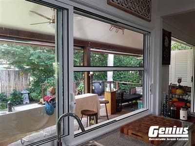 Genius Cascade Knock-Down (KD) Retractable Window Screen, 42mm Screen Cassette