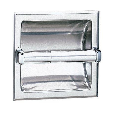 Bobrick B-667 Recessed Toilet Tissue Dispenser, One Roll
