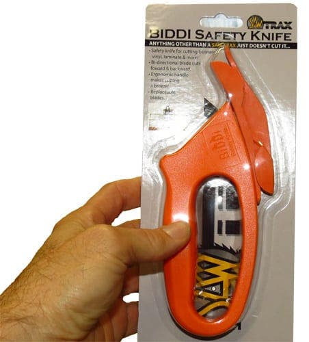 Sawtrax BDSKRH Replacement Heads for Biddi Safety Knife - 2 heads Per pack