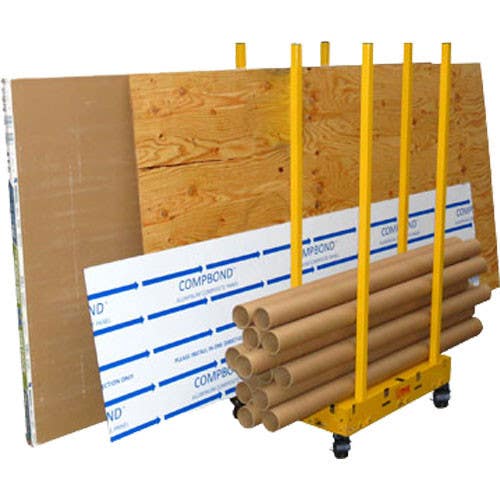 Sawtrax BSD Rack And Roll Safety Dolly (8-56" Posts, 4-4" Locking casters)