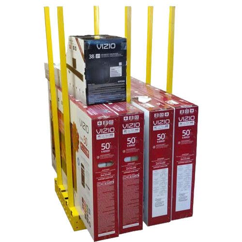 Sawtrax YSD Yel-low Safety Dolly (6-56" Posts, 4-4" casters)