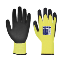 Portwest A625 Vis-Tex Cut Resistant Glove - PU, Orange Black
