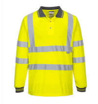 Portwest S277 Hi-Vis Polo Shirt  L/S