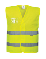 Portwest UC494 Hi-Vis Mesh Vest, Yellow
