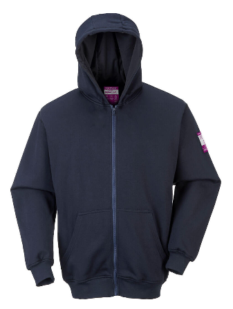 Portwest UFR81 FR Zip Front Hooded Sweatshirt