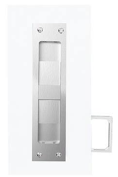 Accurate Lock & Hardware VT.2002CPDP-Q Vantage Quiet Pocket Door Passage Set, Exposed Fasteners, Standard CPDP