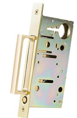 Accurate Lock & Hardware 2011PDP Spring Loaded Pocket Door Edge Pull, Large Bale