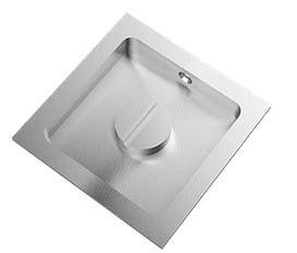 Accurate Lock & Hardware 24S Series Square Flush Pull