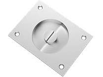 Accurate Lock & Hardware S161 Tubular Square Flush Pull